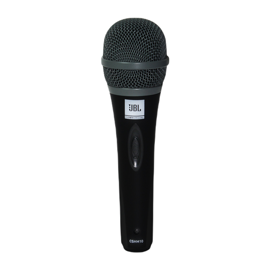 JBL CSHM10 – Microfone Dinâmico Portátil XLR, Padrão Unidirecional (Super‑cardioide)