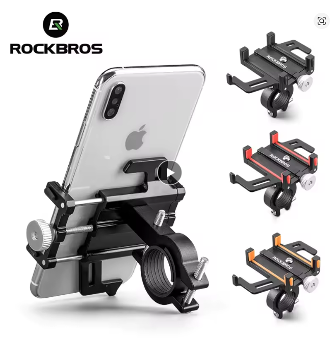 📱 Suporte de Telefone ROCKBROS 25210030004 – Segurança e Estabilidade para Suas Pedaladas e Viagens - Image 2