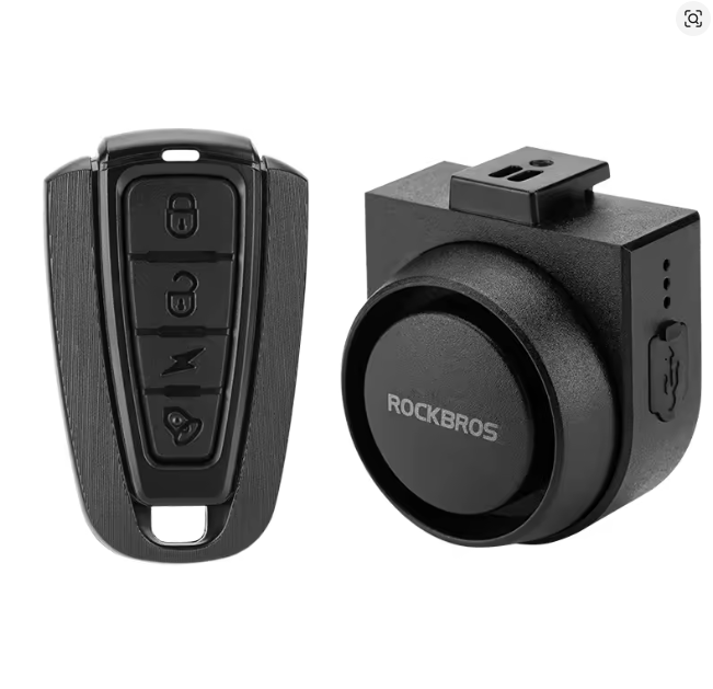 🔔 Campainha Eletrônica com Alarme ROCKBROS 34210004001 – Segurança Inteligente para sua Bicicleta