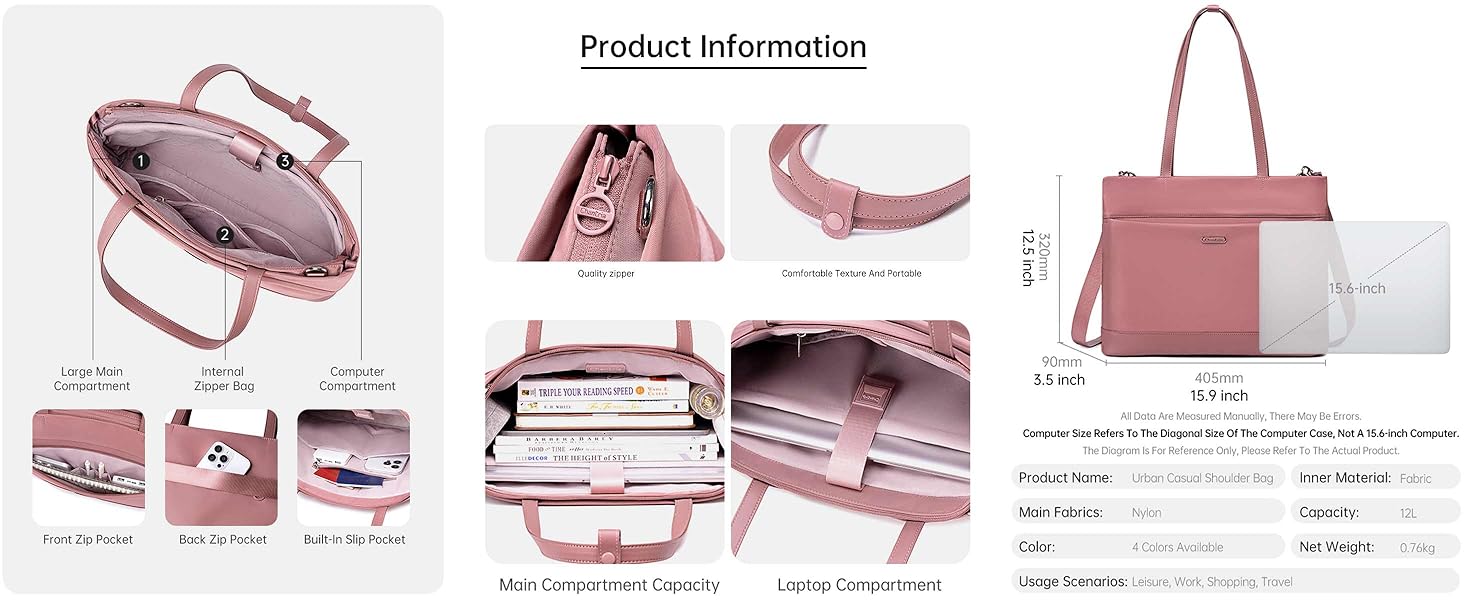 Chantria CB00789 – Bolsa de Mão / Tote para Laptop até 15,6″ - Image 3