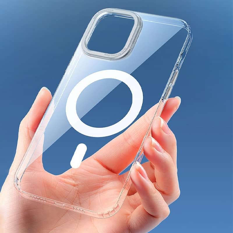 WIWU Ultra Thin Magnetic Clear Case para iTelefone 14 Pro (6.1") – Transparente