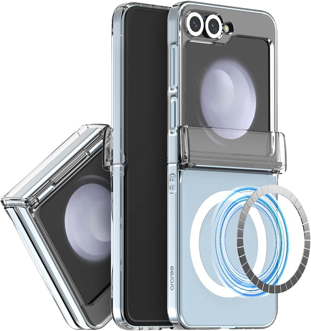Capa Transparente Araree Nukin 360º M com MagSafe para Samsung Galaxy Z Flip6