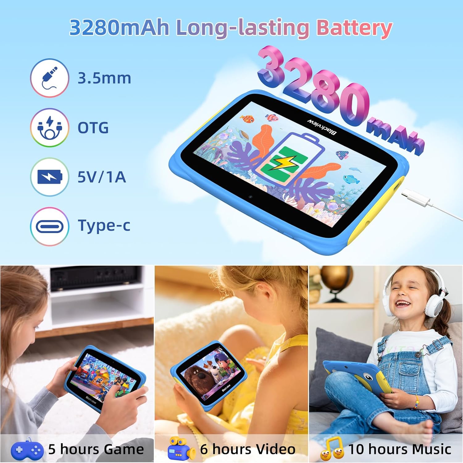 Blackview Tab 3 Kids – 2 GB RAM / 32 GB – Tablet Infantil 7″ - Image 3