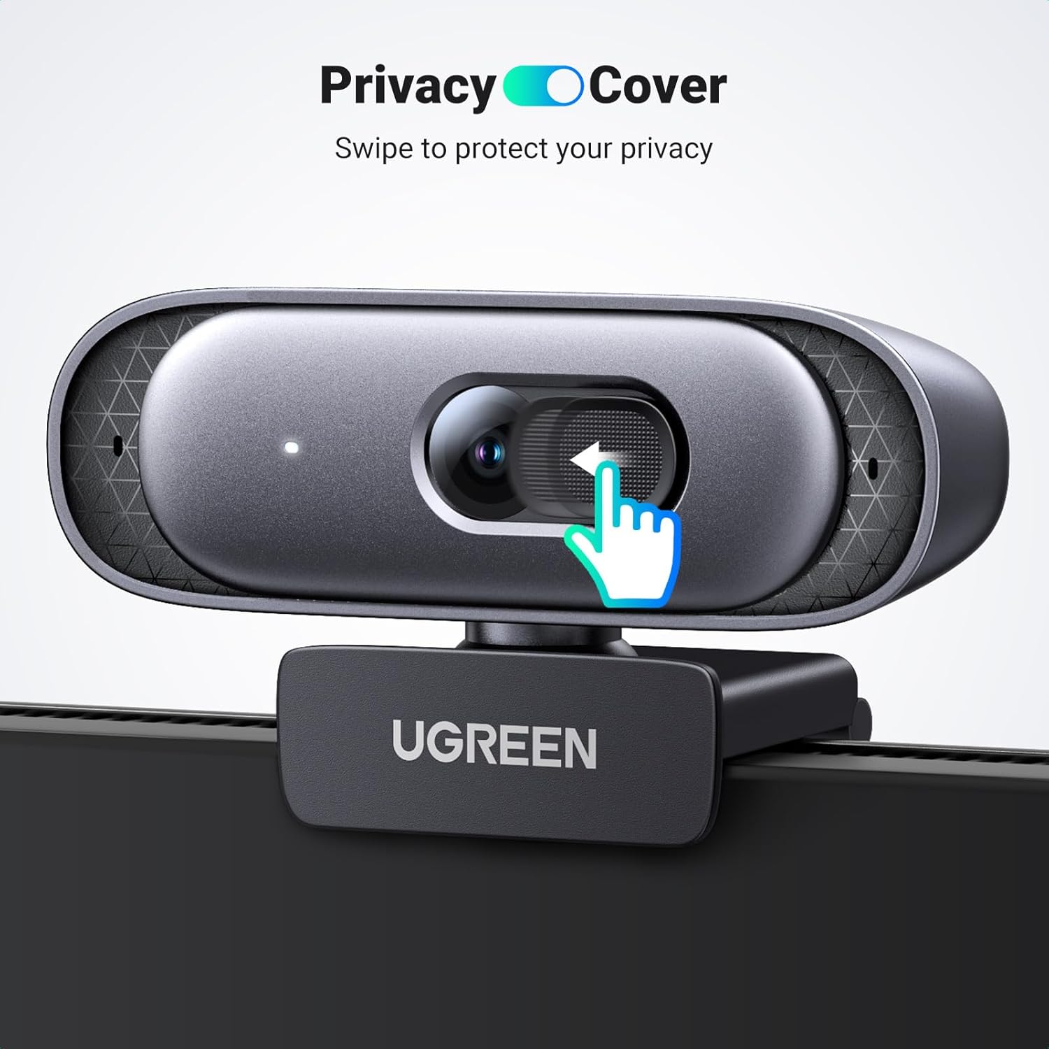 UGREEN Webcam 2K com Capa de Privacidade - Image 3