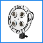 Godox TL-4 4in1 Multi-Holder E27 Socket Tricolor Lamp Head