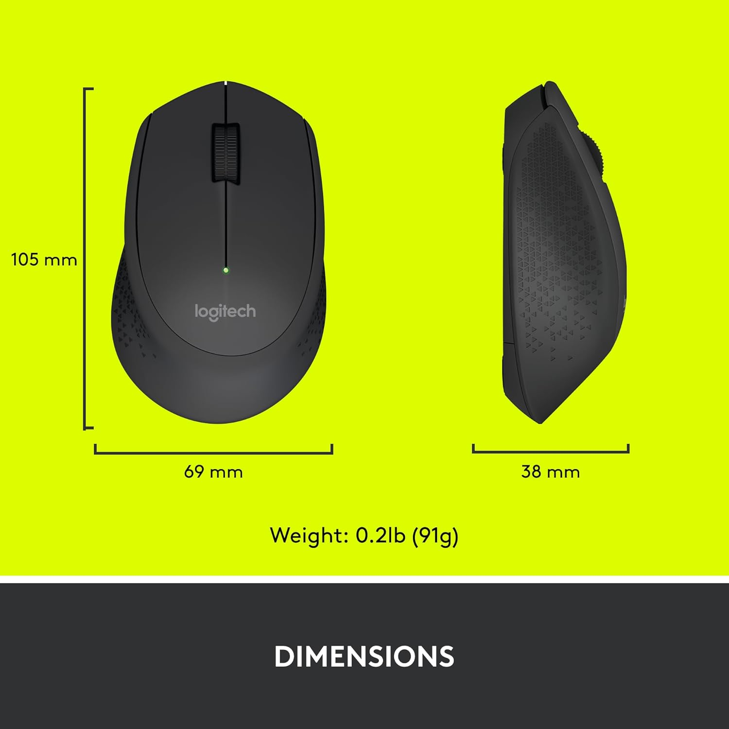 Logitech M280 Wireless Mouse – Sem Fio - Image 3