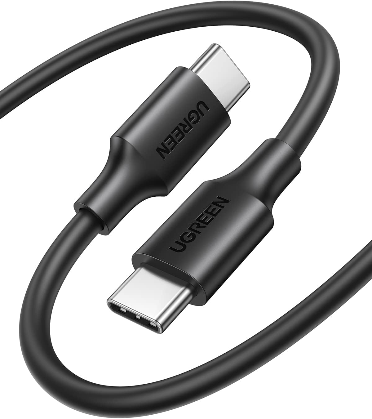 Cabo UGREEN USB-C 2.0 M/M 2m (Preto) – UG-10306