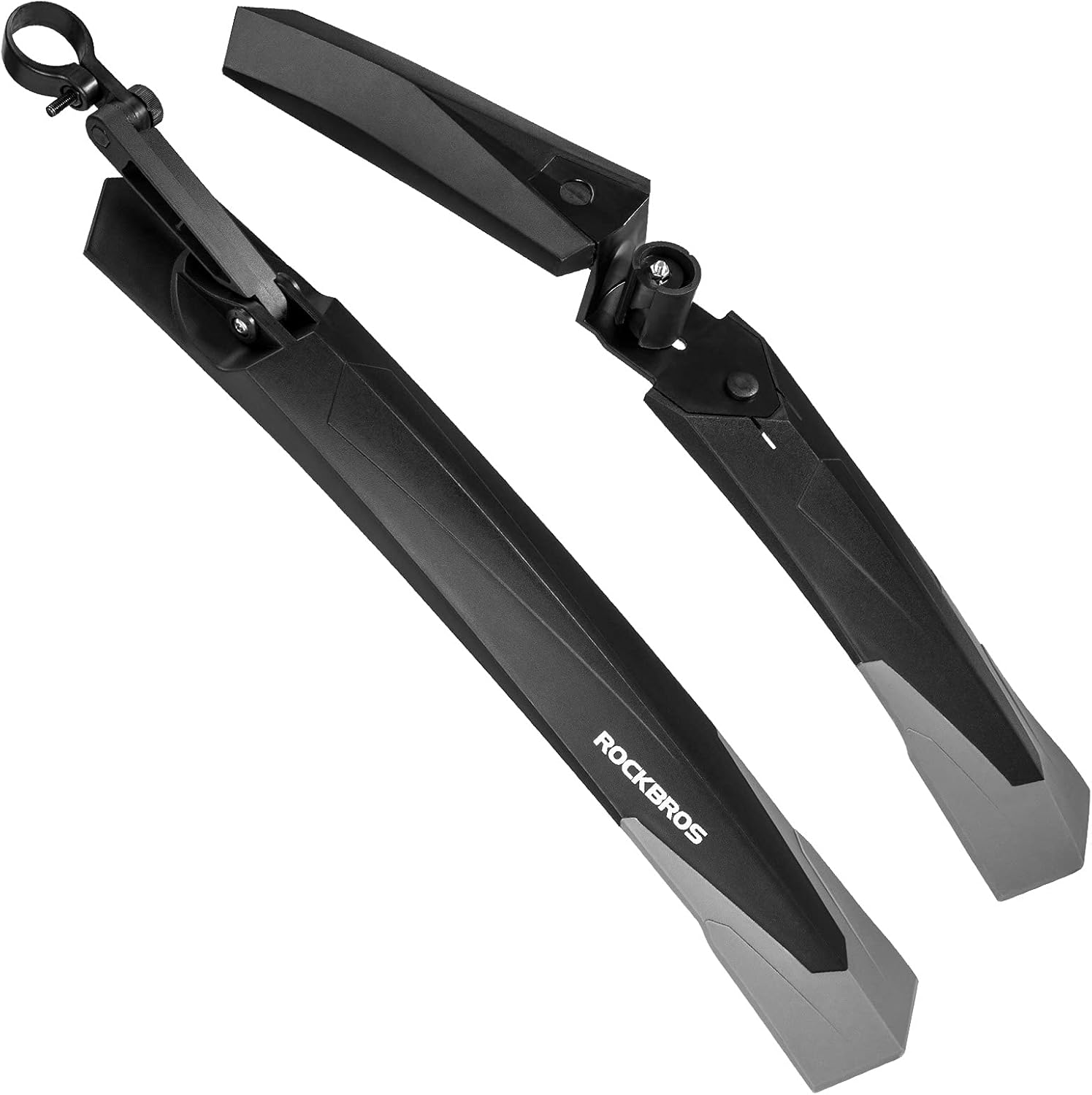 ROCKBROS Conjunto de Para-lamas Dianteiro e Traseiro Anti-incrustantes de Liberação Rápida (Art. 28210006001)