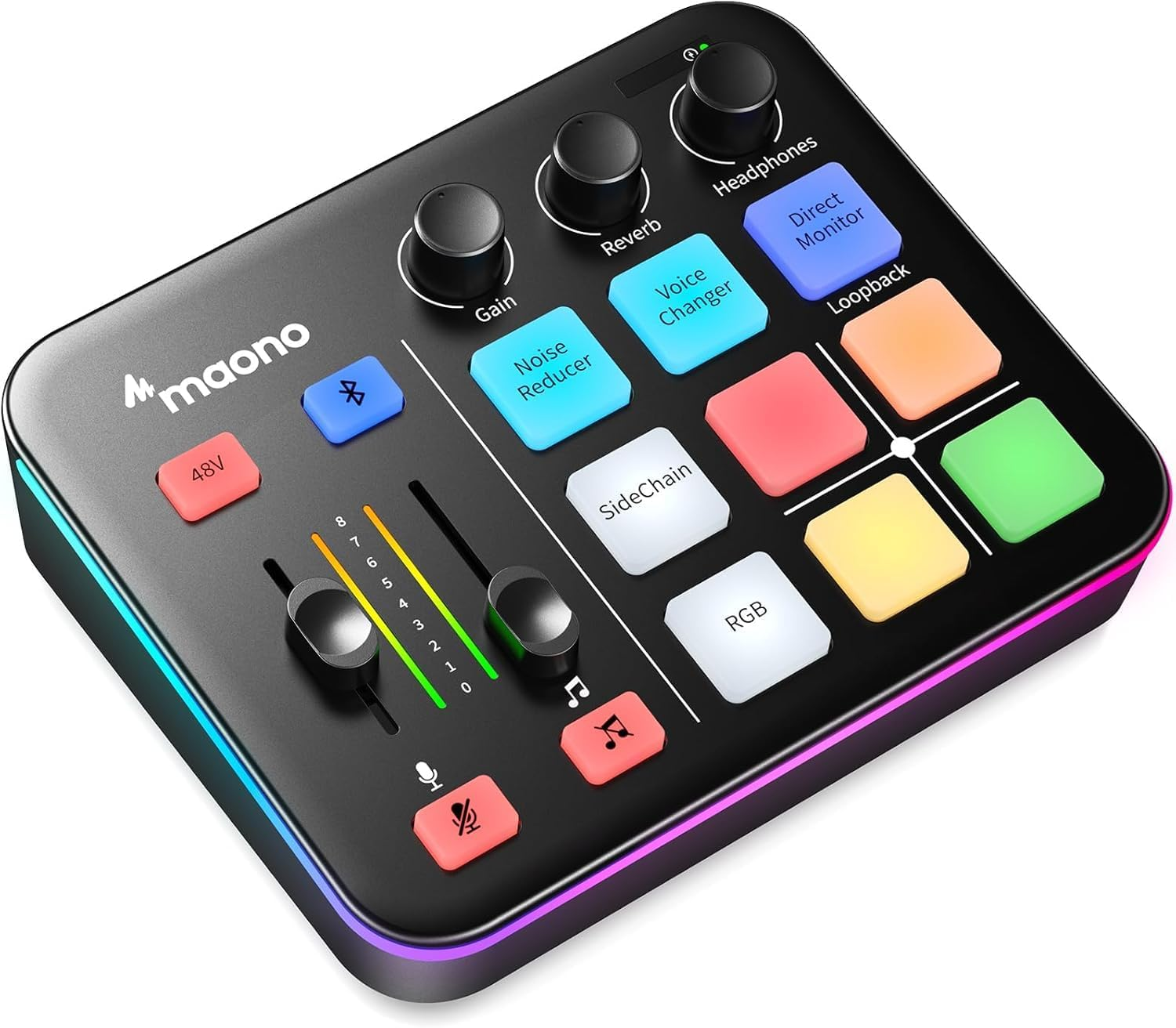 Maonocaster AMG1 NEO – Interface de Áudio e Mesa de Mistura para Streaming e Podcast