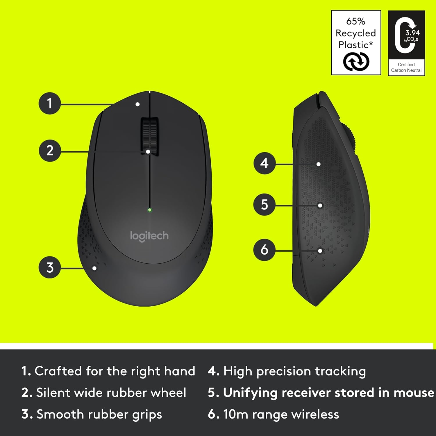 Logitech M280 Wireless Mouse – Sem Fio - Image 4