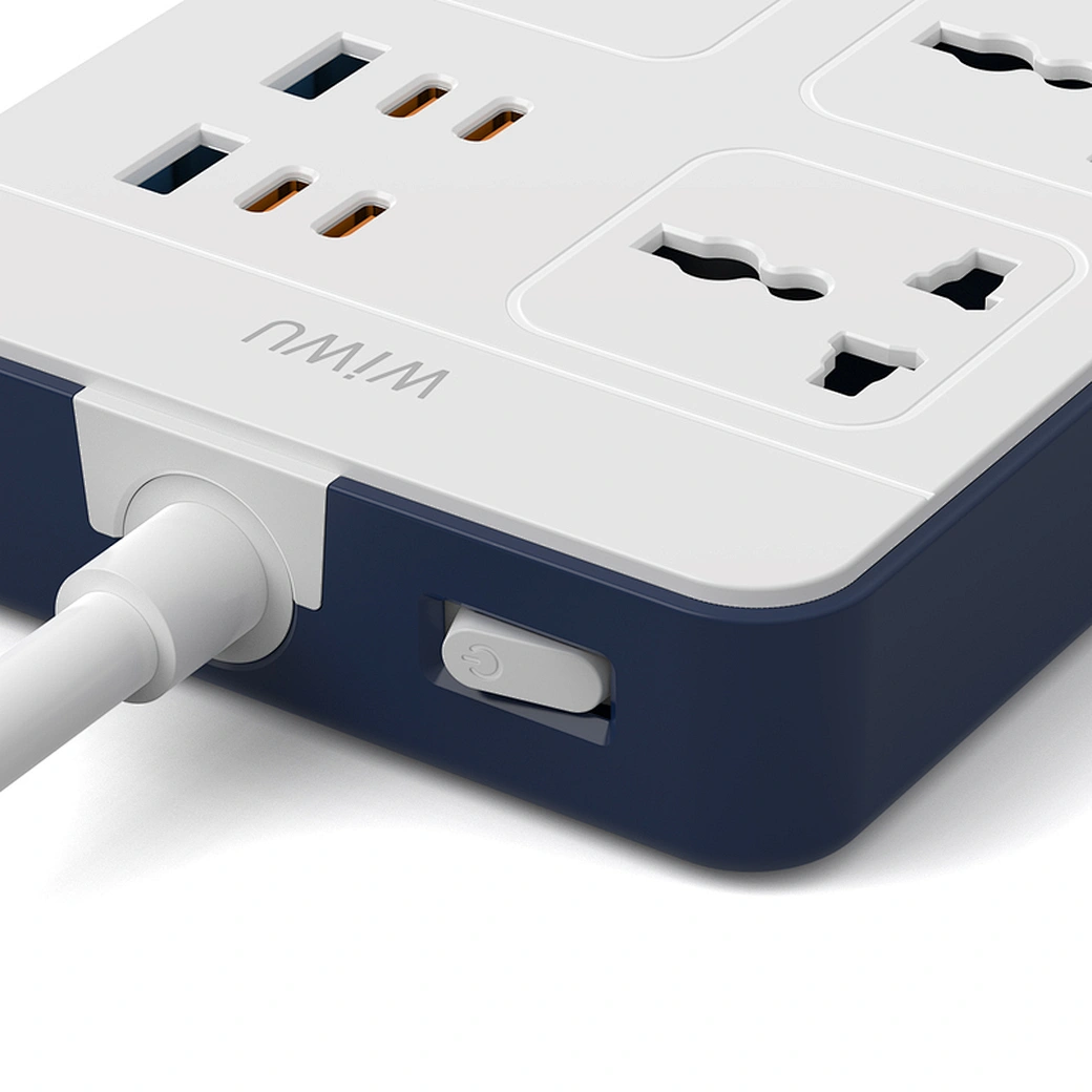 WiWU Wi‑S006 PS524 20W GaN 11‑in‑1 Multifunction Power Strip - Image 3