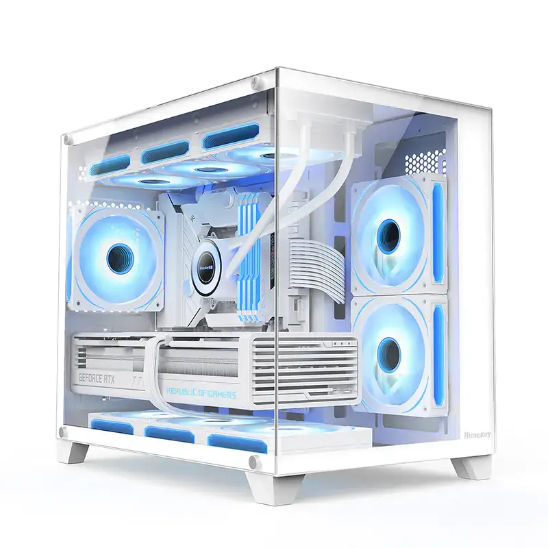 PC Gamer Huntkey S960 X White – Intel Core i7-13700, RTX 4060 8GB, 32GB RAM, SSD 1TB - Image 2