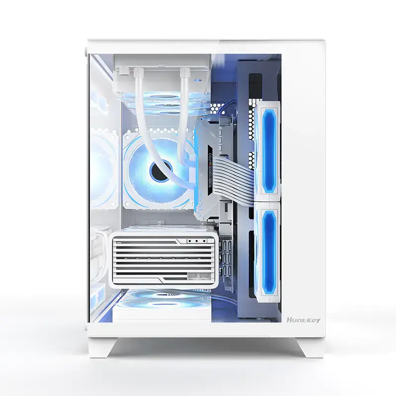 PC Gamer Huntkey S960 X White – Intel Core i7-13700, RTX 4060 8GB, 32GB RAM, SSD 1TB - Image 4