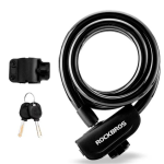 Cadeado de Bicicleta Rockbros RKS515-BK com Chave 1,1 m – Preto
