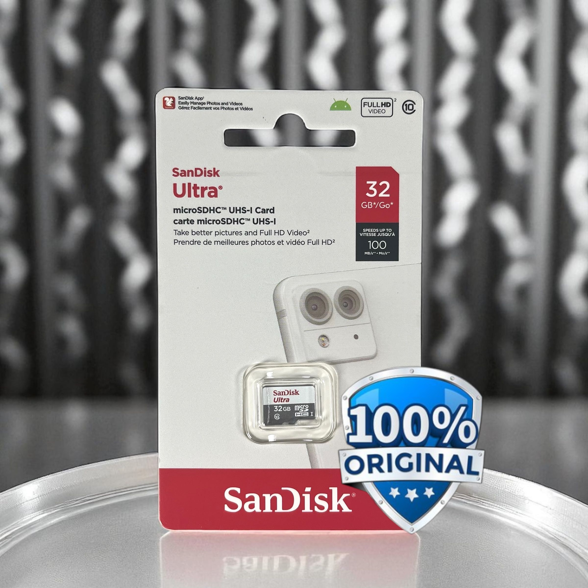 SanDisk Ultra microSDHC/SDXC UHS-I Class 10 100MB/s 32GB - SDSQUNR