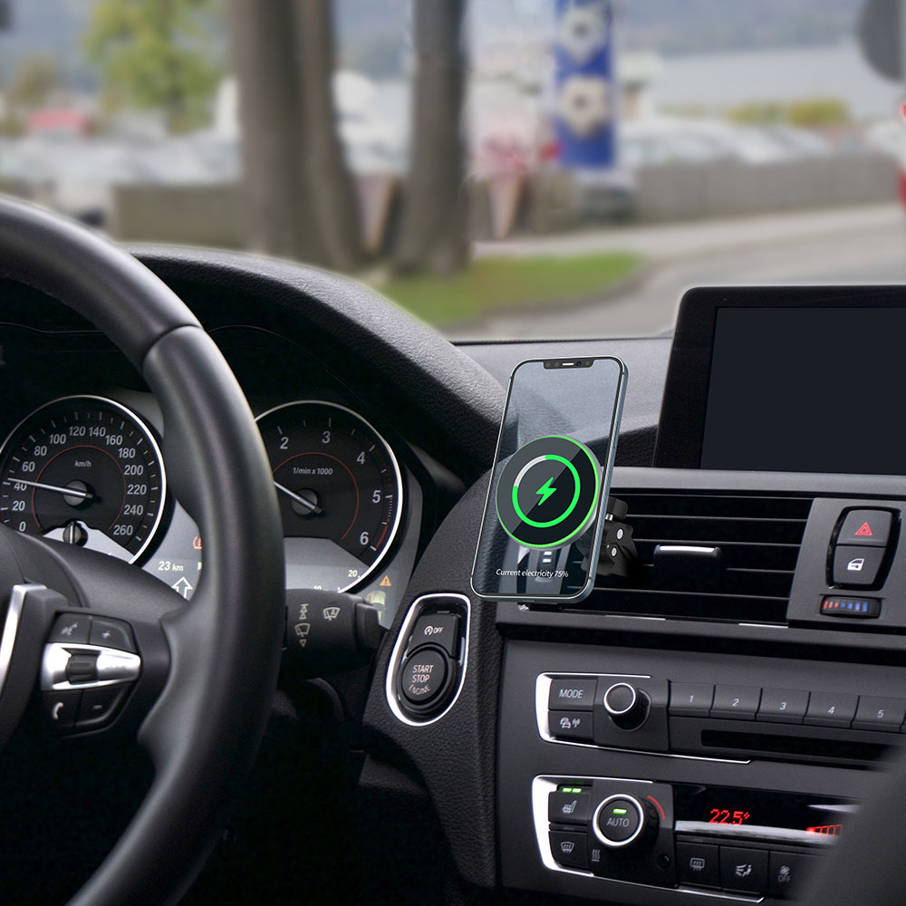 WiWU Liberator Magnetic Wireless Car Charger CH308 - Image 3