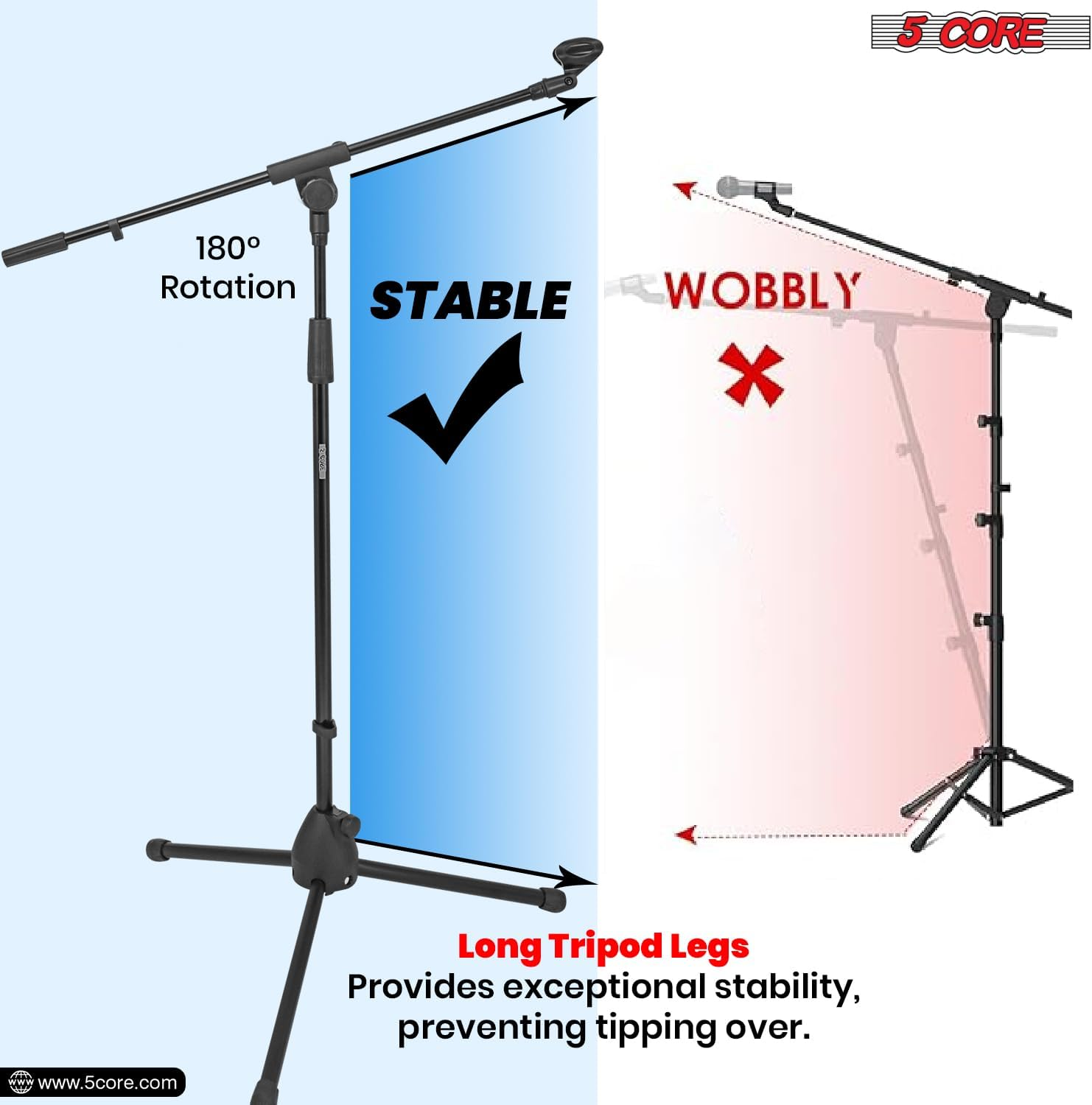 Microphone Stand Tripé M300 - Image 3
