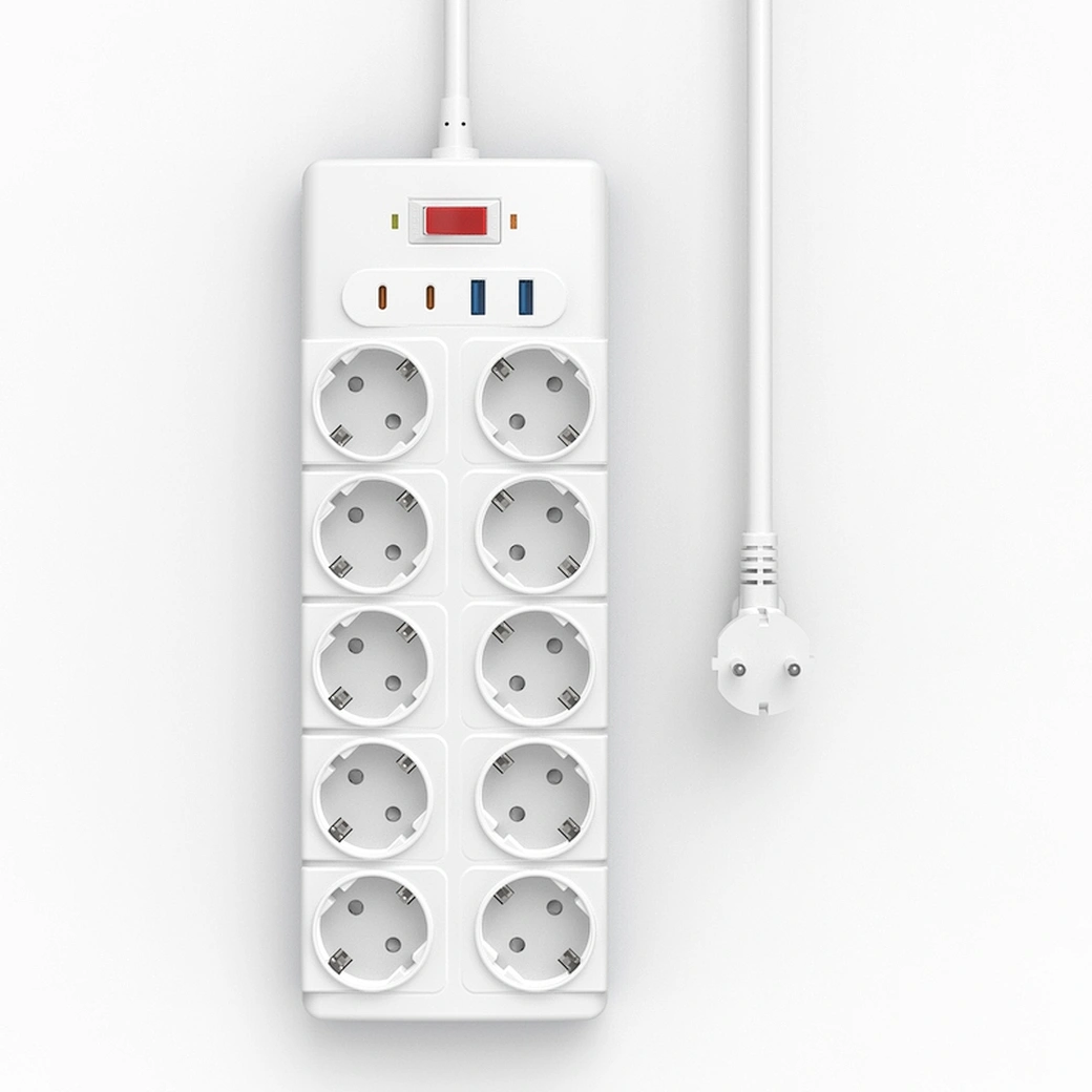 WiWU Wi-S008 PS1042 20W GaN 14-in-1 High Capacity Power Strip - Image 4