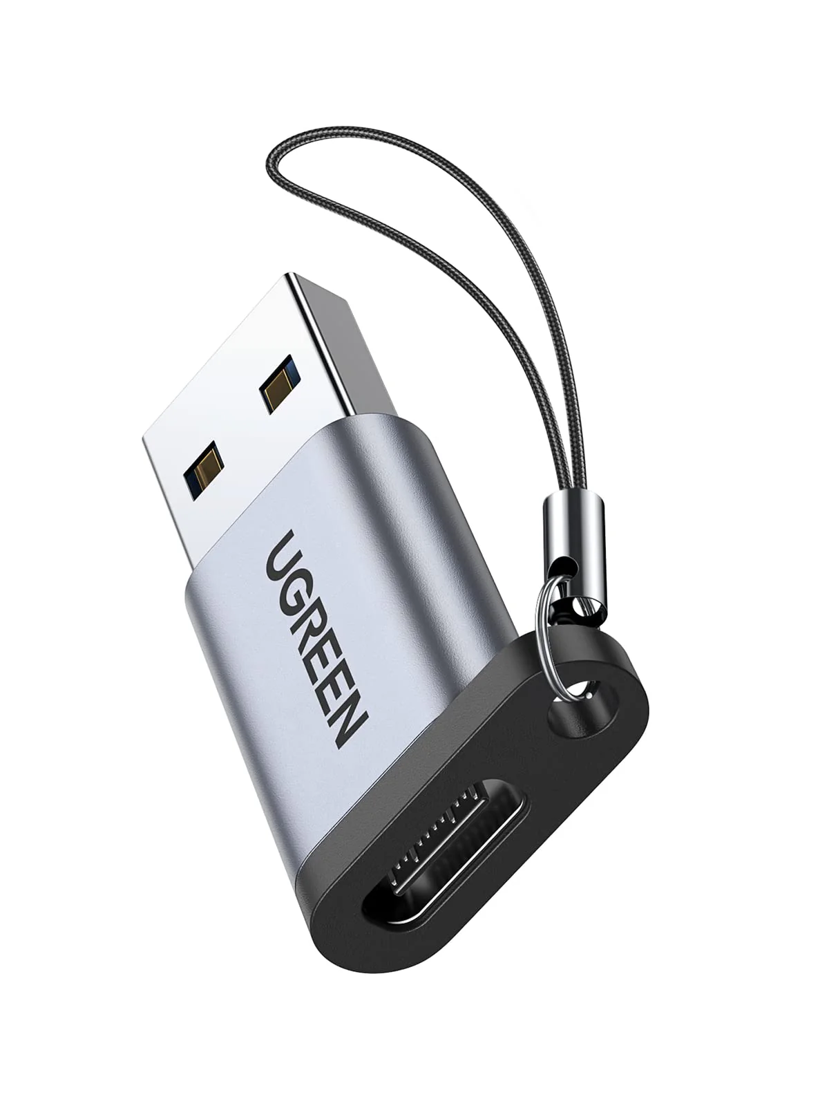 UGREEN 50533 – Adaptador USB-A 3.0 para USB-C (Cinza)