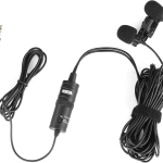 BOYA Microfone Universal de Lapela Dupla BY-M1DM