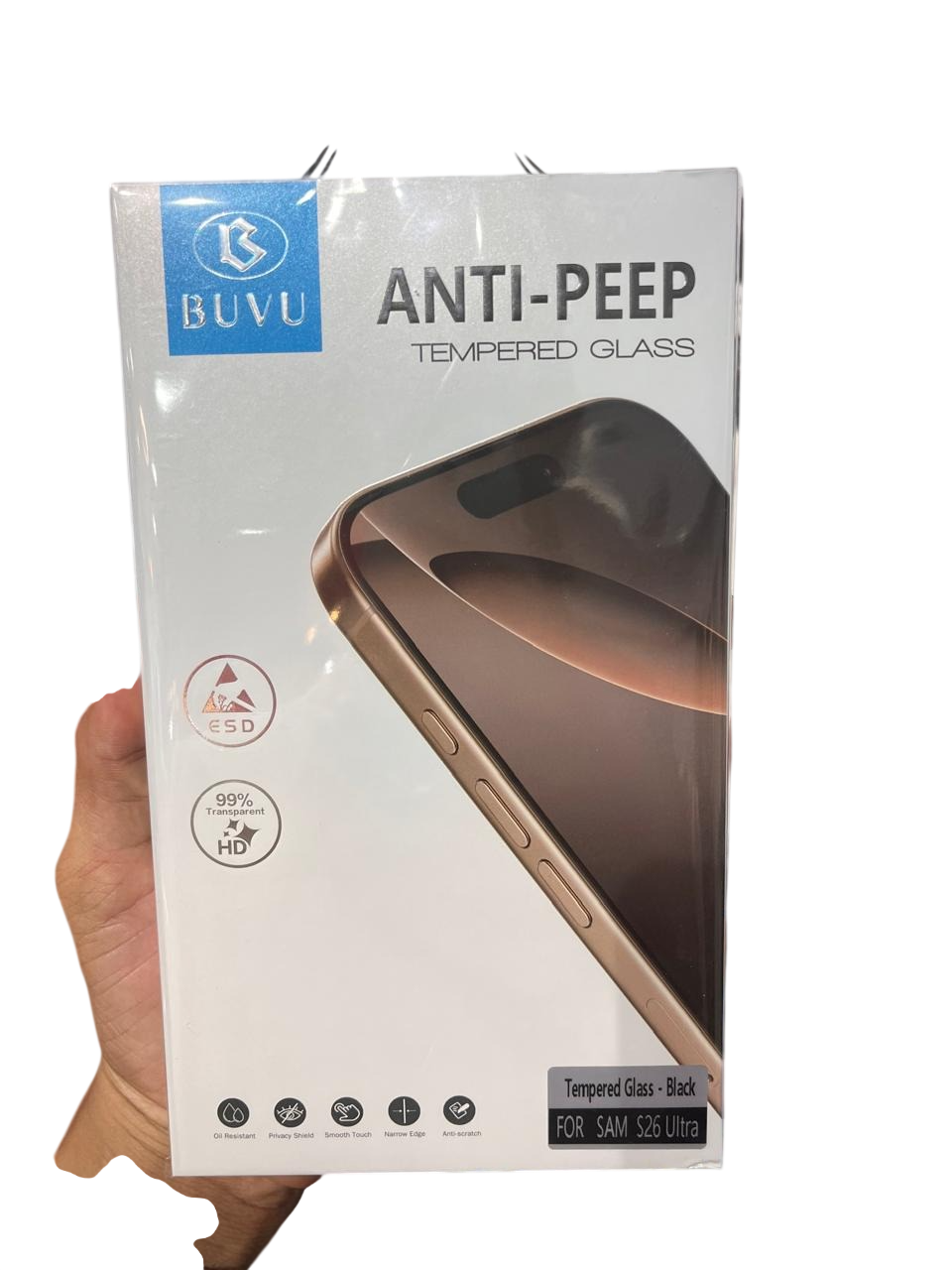 Protector BUVU 2.5D Anti-Espionagem – Samsung S26 Ultra