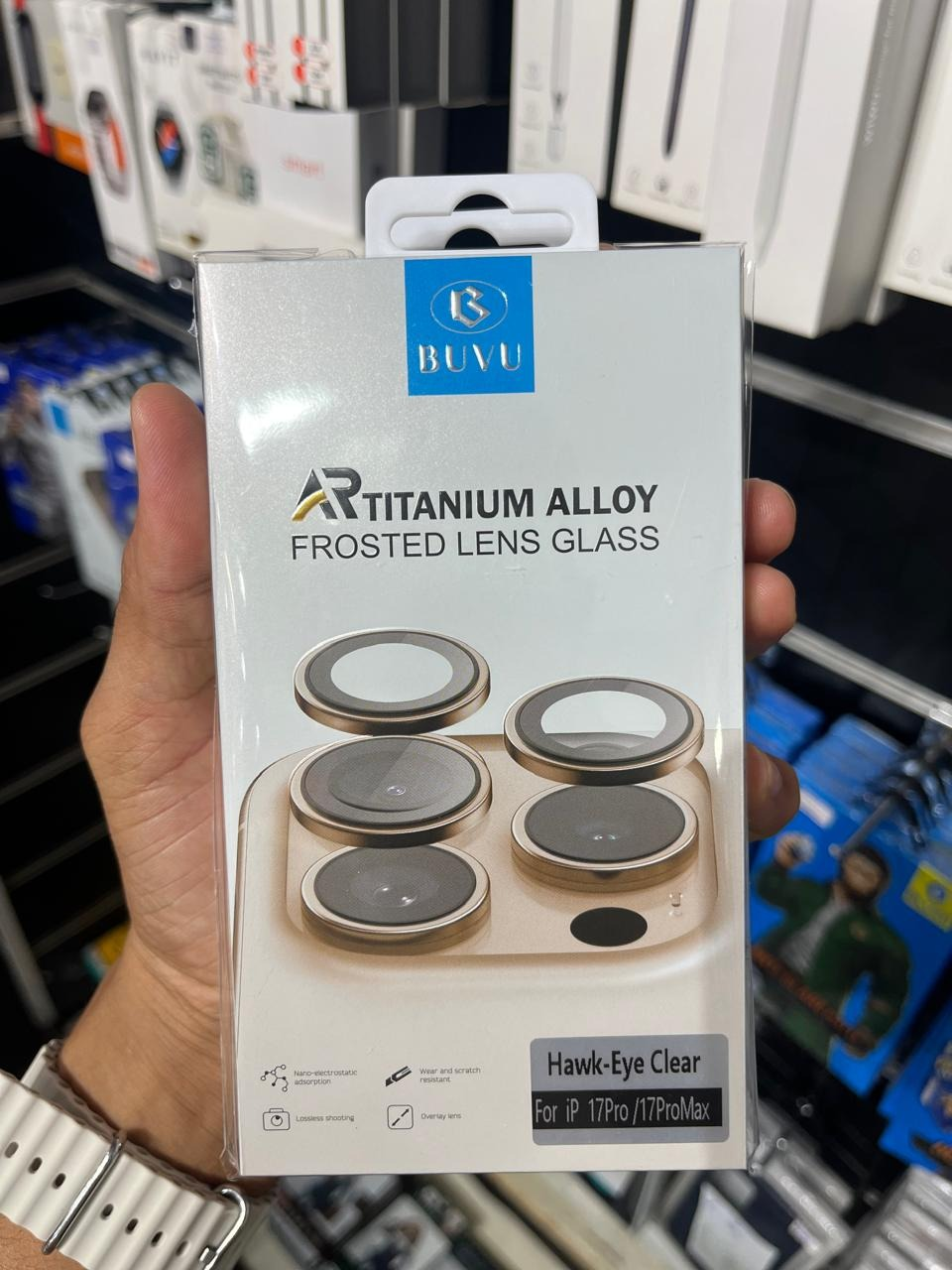 Lente de Câmera BUVU – iTelefone 17 Pro / 17 Pro Max