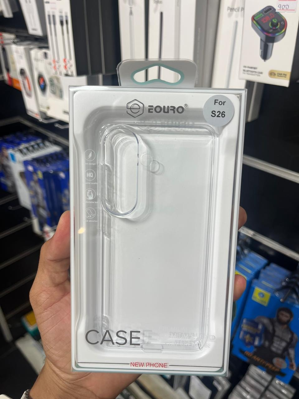 Capa EOURO Cristalina – Samsung S26