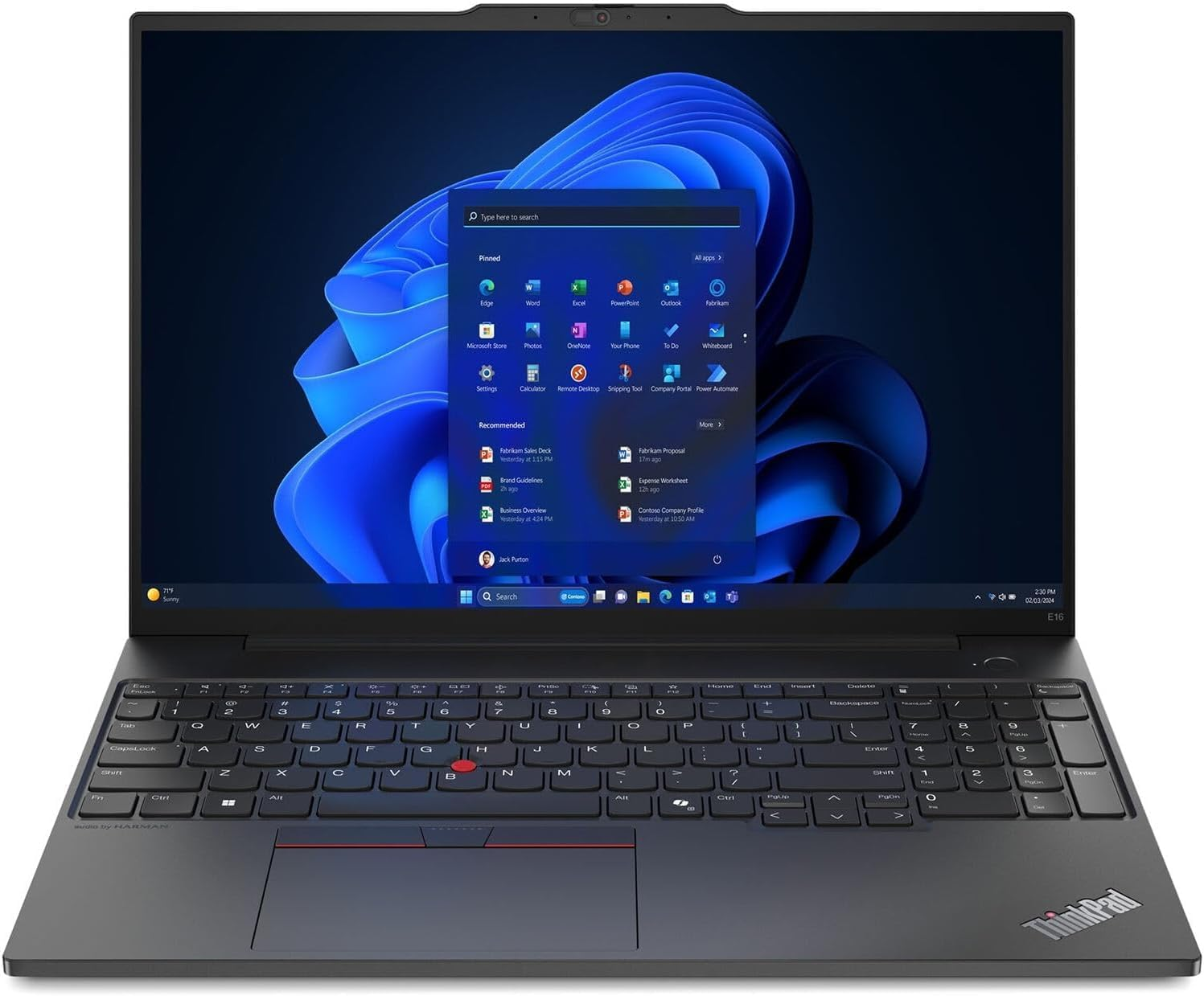 Lenovo ThinkPad E16 Gen 2 – Ultra 7 | 16GB RAM | 512GB SSD | 16"